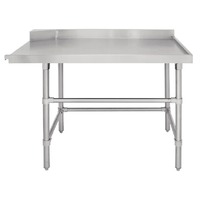 Vogue Dishwasher Outlet Table 1200mm, Right Hand