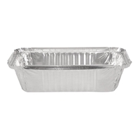Fiesta Recyclable Rectangular Foil Container 1/2 GN 3.6Ltr Pack of 5