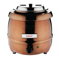 Apuro Soup Kettle Copper Finish 10L
