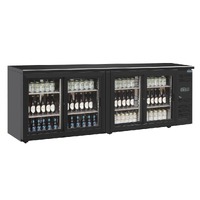 Polar U-Series 4 Door Back Bar Fridge 698L