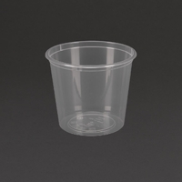 Fiesta Recyclable Plastic Microwavable Deli Pots 150ml Carton of 100