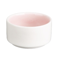Olympia Fondant Dipping Dish Pink - 70mm Pack of 12
