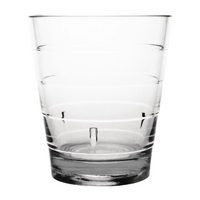 Olympia Kristallon Polycarbonate Ringed Tumbler Clear 285ml Pack of 6.