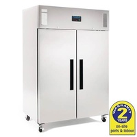 Polar 2 Door Freezer S/S 1200L