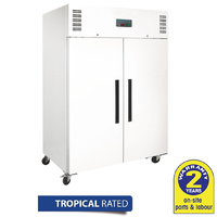 Polar 2 Door Freezer White 1200L Tropicalised