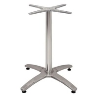 Bolero Aluminium 4 Leg Table Base Aluminium 680mm