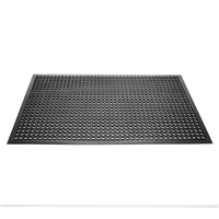 Jantex Rubber Anti Fatigue Anti Slip Floor Safety mat Black 1500x900mm