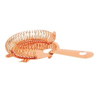 3x Hawthorne Strainer Copper Plated Cocktail Olympia Bar Drinks Party Event