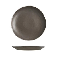 Olympia Chia Plate Charcoal 270mm Pkt 6