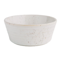 Olympia Cavolo White Speckle Round Bowl 143(Ø)mm Pack of 6