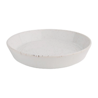 Olympia Cavolo White Speckle Flat Round Bowl 220(Ø)mm Pack of 4