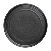 Olympia Cavolo Matt Black Flat round Plate 180(Ø)mm Pack of 6