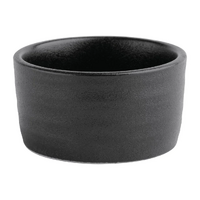 Olympia Cavolo Textured Black Dipping Dish 67(Ø)mm Pack of 12