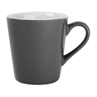 Olympia Cafe Cup Flat White Charcoal 170ml Box of 12