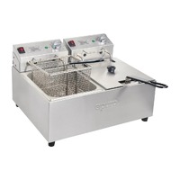 Apuro Benchtop Deep Fryer Twin 2x 5L w Timer