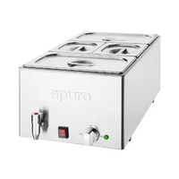 Apuro Bain Marie w Tap & Pans 2x1/3 & 2x1/6