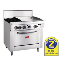 Thor Gas Oven with Griddle 600mm & 2 Burners, Natural Gas