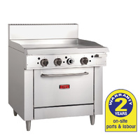 Thor Oven with 900mm Smooth Griddle, Natural Gas