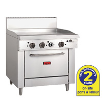 Thor Oven with 900mm Smooth Griddle, Natural Gas 