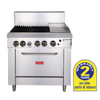Thor Oven with 305mm Griddle & 4 Burners Natural Gas 