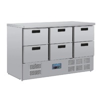 Polar G-Series 6 Drawer Counter Fridge