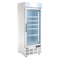 Polar G-Series 1 Door Display White Freezer 412L