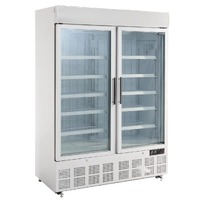 Polar G-Series 2 Door Display White Freezer 920L