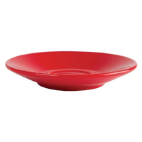 Olympia Cafe Espresso Saucer Red 115mm Box of 12