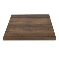 Bolero Indoor Thick Table Top Square 600mm Rustic Oak