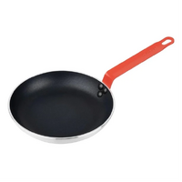 Hygiplas 24cm Aluminium Non-stick Teflon Platinum Plus Frying Pan with Red Handle