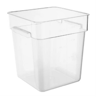 Polycarbonate Square Storage Container 15Ltr  Litre