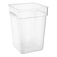 Polycarbonate Square Storage Container 20Ltr  Litre