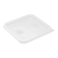  Square White Food Storage Container Lid Only to fit 1.5/3.5Ltr Containers