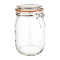 Vogue Clip Top Preserve Jars 1L