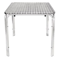 Bolero Square S/S Table 700mm Stackable