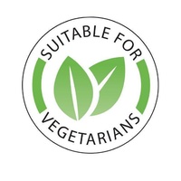Specialty Food Label Vegetarian Roll of 1000 Stickers