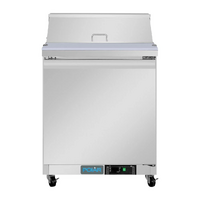 Polar U-Series Single Door Mega Top Preparation Counter 153.8Ltr