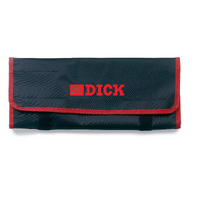F.Dick Knife Roll Bag, 11 Pocket Black with Red Trim