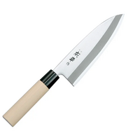 Fuji Reigetsu Santoku Knife, Double Edge, 16.5cm