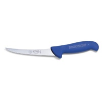 ErgoGrip Boning Knife, Curved Blade, Stiff, 13cm Blue