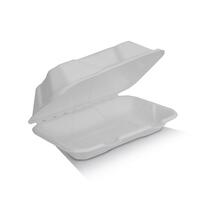 Sugarcane Clam Dinner Box 230x165x80mm Pk of 50