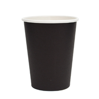 Paper Coffee Cup Single Wall Black 16oz / 473ml Pkt of 50