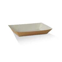 Open Hot Dog Tray Brown Cardboard Pack of 125