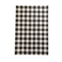 Greaseproof Paper Gingham/Check Black 190x300mm Pkt of 200