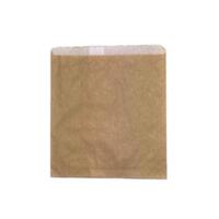 Square Brown Greaseproof Lined Bag #1 Pk of 500