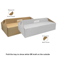 SALE Pack 'N' Carry 2-in-1 Catering Box Large 400x250x85mm Ctn of 100