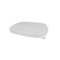 Kraft Rectangular PP Lid To Suit 500-1000ml Container Ctn of 300