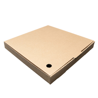 Pizza Box 13 inch Kraft Brown Ctn of 100