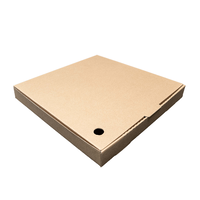 Pizza Box 9 inch Kraft Brown Ctn of 100