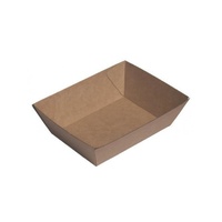 Kraft Tray 1, 130x91x50mm Ctn of 500